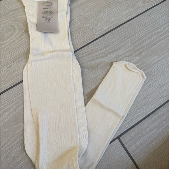 Brand new women’s tights Gucci  Cream Gg logo all over - Picture 1 of 10
